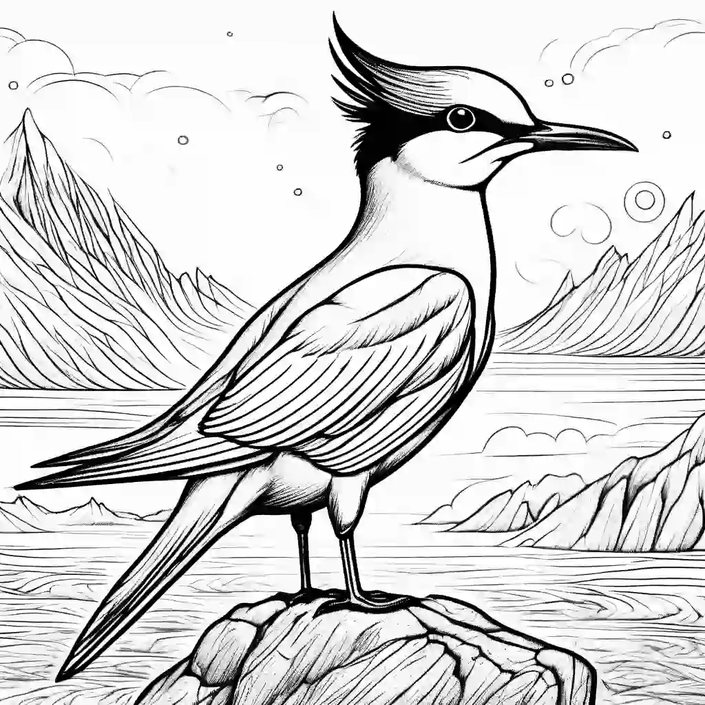 Arctic Tern coloring pages